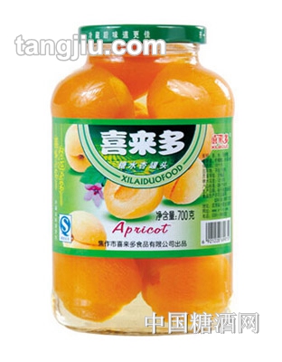 僖来多糖水杏罐头700g