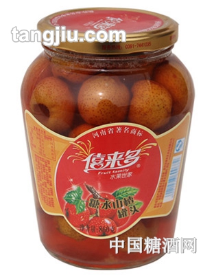 僖来多糖水山楂罐头860g