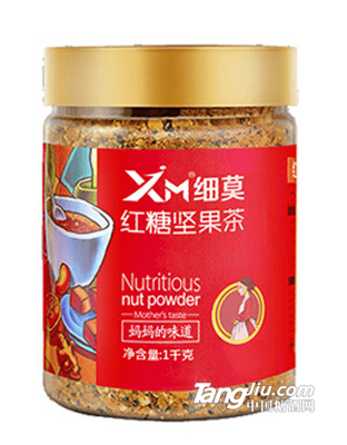 细莫红糖坚果茶