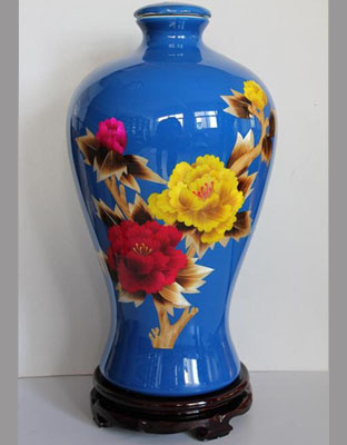 京爷蓝花坛