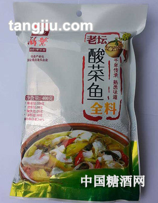 新繁酸菜鱼全料400g