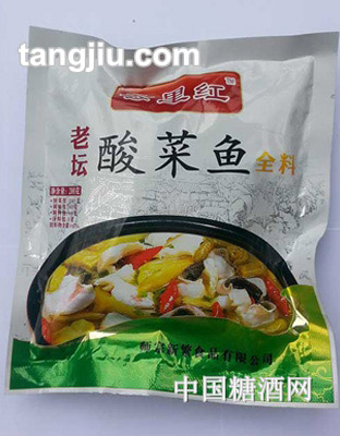 云里红老坛酸菜鱼全料200g