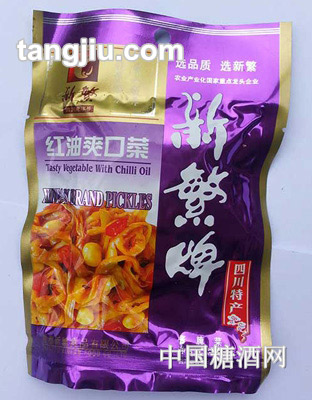 新繁红油爽口菜80g