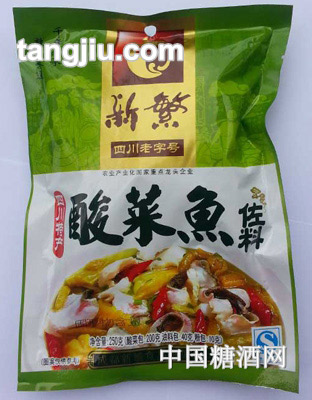 新繁酸菜鱼佐料250g