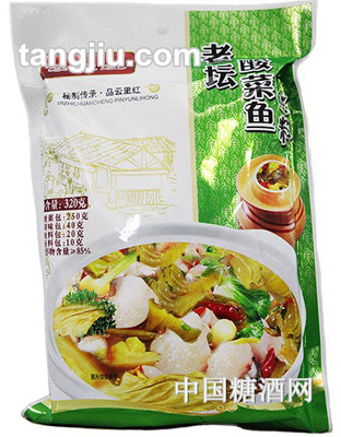 云里红老坛酸菜鱼全料320g