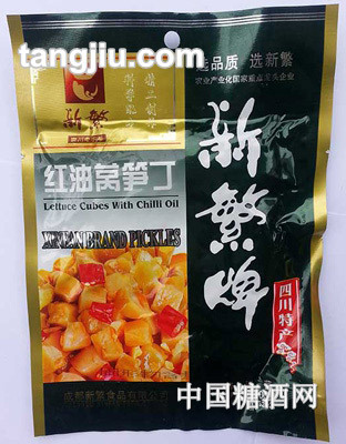 新繁红油莴笋丁100g