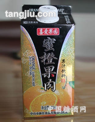 金卡系列 蜜橙果肉饮料