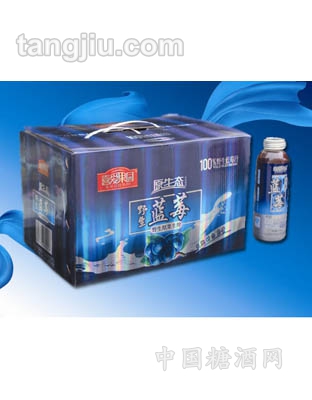 蓝莓汁礼盒（6提8瓶350毫升）配礼袋