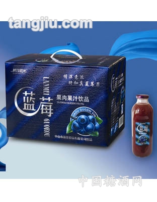 蓝莓汁饮料礼盒（4提6瓶500毫升）