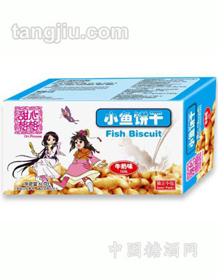 甜心格格小鱼饼干（牛奶）60G