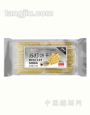每日生机芝麻苏打饼干228G