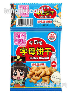 甜心格格五连包字母饼(牛奶)25G