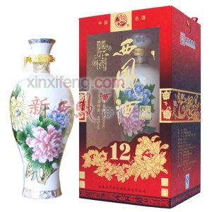国花瓶12年西凤酒