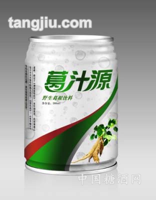 野生葛根饮料白绿色灌装280ml