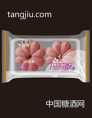 亿家柒-玛莉酥-饼干-风味紫薯味