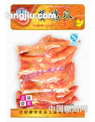 雄洲酱鸡爪排爪（180克）