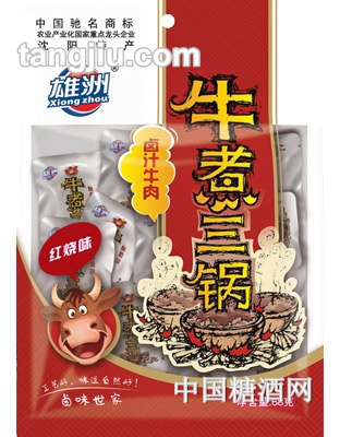 雄洲卤汁牛肉红烧味（68克）