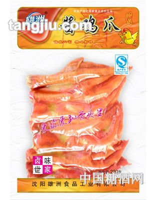 雄洲酱鸡爪排爪（220克）