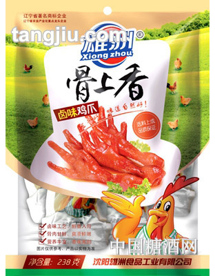 雄洲骨上香鸡爪（238克）