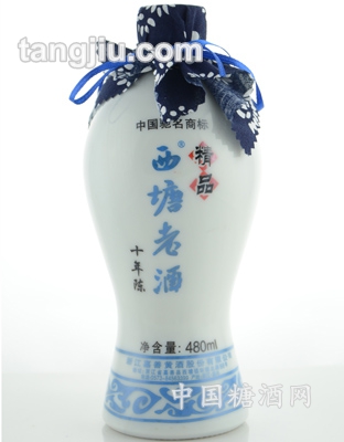 精品西塘老酒十年陈480ml