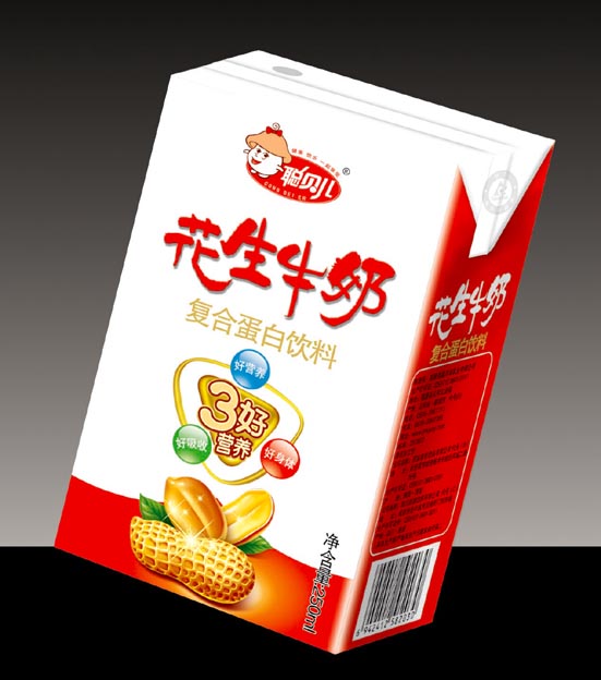 聪贝儿花生牛奶