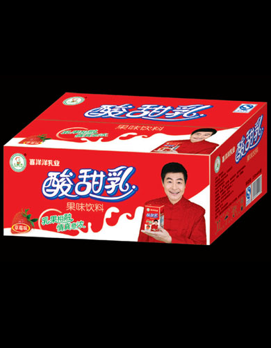 供应无菌砖草莓味饮料