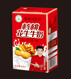 聪贝儿盒装饮料核桃花生牛奶