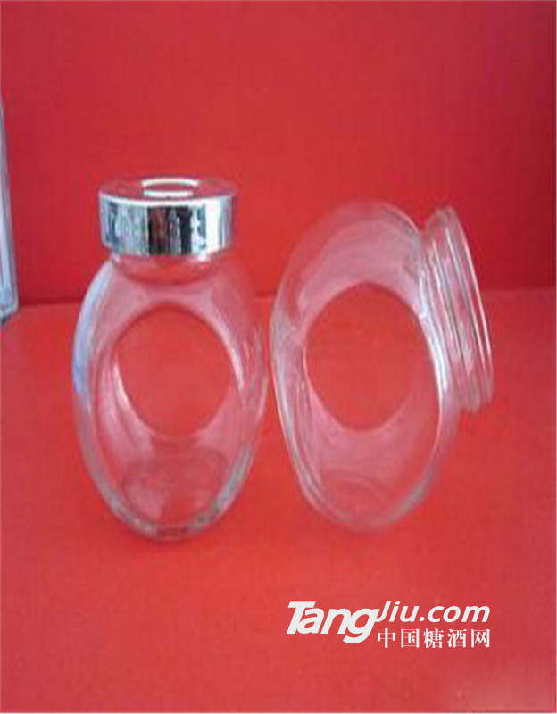 玻璃瓶厂家供应玻璃扁鼓蜂蜜瓶