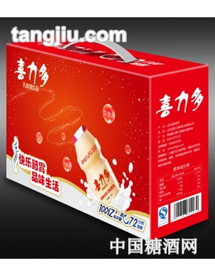 喜力多乳酸菌饮品包装箱