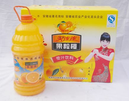 笑连连果粒橙瓶装