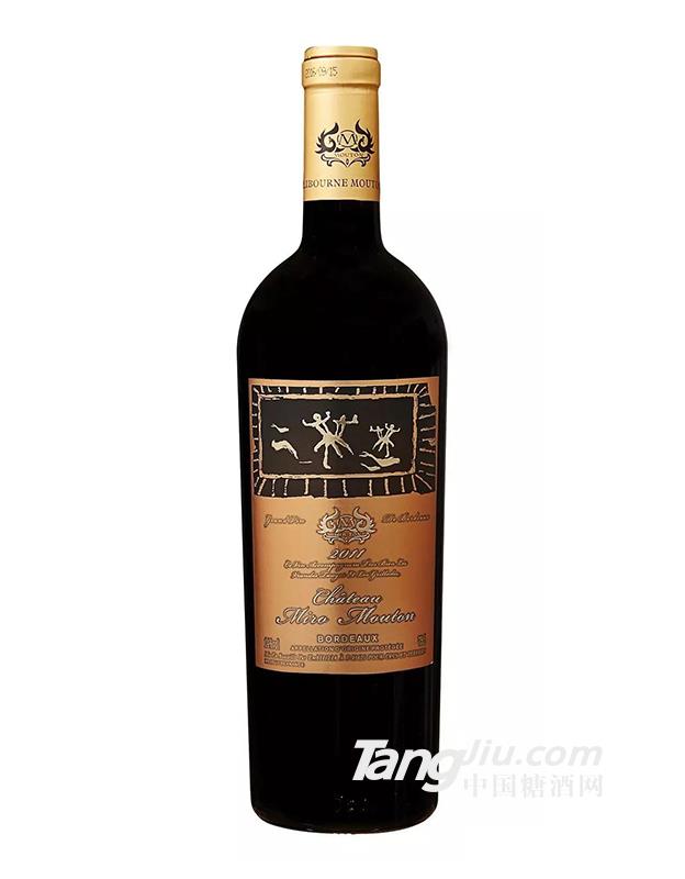 法国原瓶进口木桐米罗干红葡萄酒2011