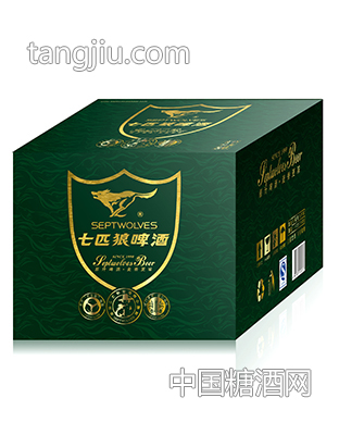 七匹狼8度易拉罐500ml外箱-龙岩市狼族酒业