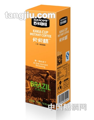 苏卡咖啡80g卡卡杯巴西风味