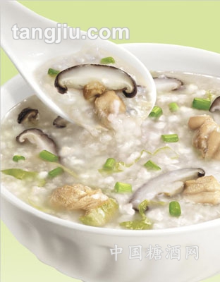 香菇鸡肉粥