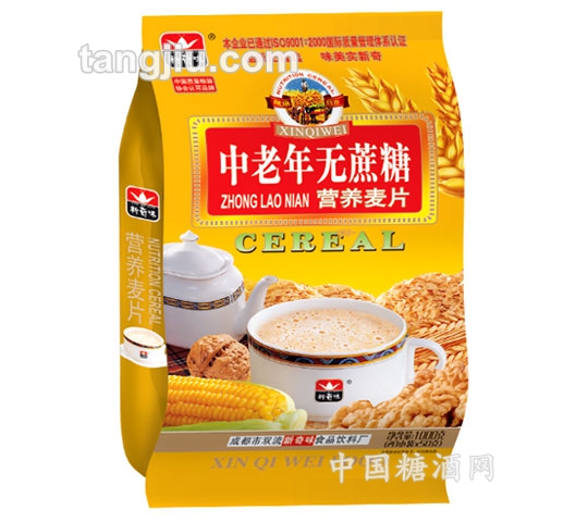 中老年无蔗糖营养麦片1000g