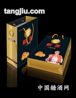 旭日升鲜浆核桃乳手提袋