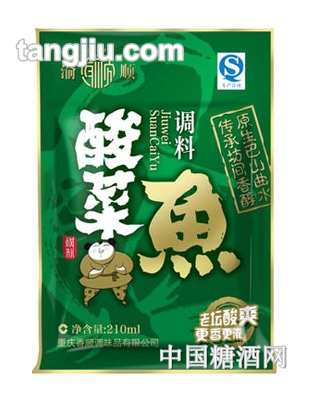 渝顺酸菜鱼调料210ml