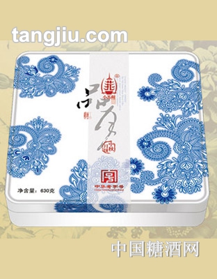 小苏州青花品月月饼630g