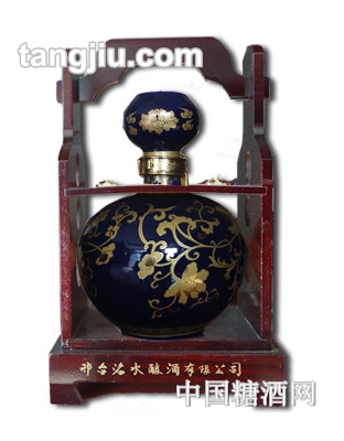 洺水瓷坛窖藏蓝瓶