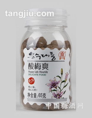 萱萱瓶装酸梅爽—酸梅味65g