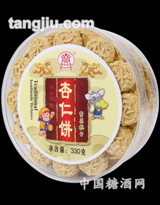 萱萱紫菜棋子杏仁饼330g
