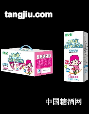 雪宝贝贝康儿童成长牛奶190ml