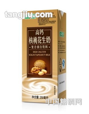 雪宝高钙核桃花生奶250ml