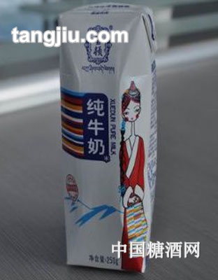 雪顿利乐钻卓玛特纯奶250ml