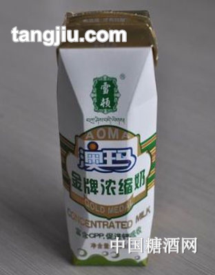 雪顿利乐钻品牌浓缩奶250ml