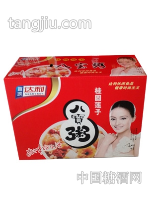 达利桂圆莲子八宝粥铁罐普通箱