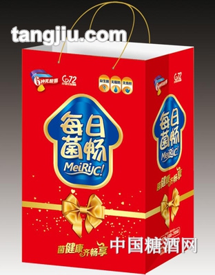 每日菌畅乳酸菌饮品红手提礼盒