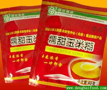 供应糯甜玉米糊40g