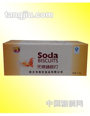 鼎缘无蔗糖苏打饼干4.75kg