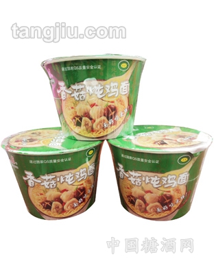 香菇炖鸡面桶装